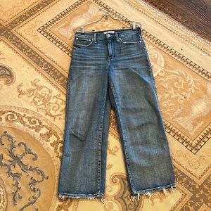 Madewell slim wide leg jeans